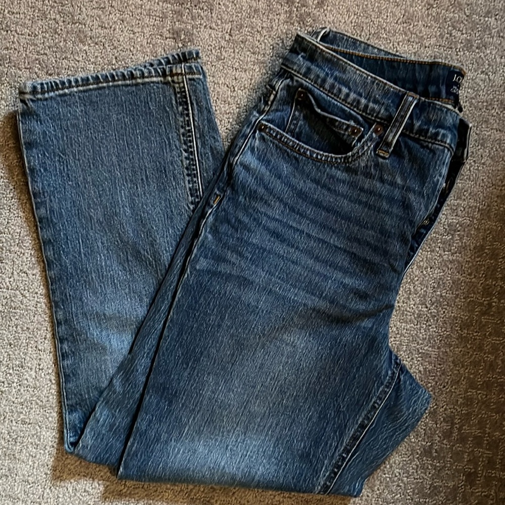 J.Crew High-Rise Crop Flare Jeans 27